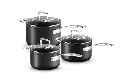 Le Creuset Aluminium-Antihaft Profitopfset für alle Herdarten, Induktion geeignet