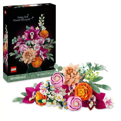 LEGO Botanicals Blumenstrauß Bauset für Erwachsene - Dekorative Blumendeko 10342