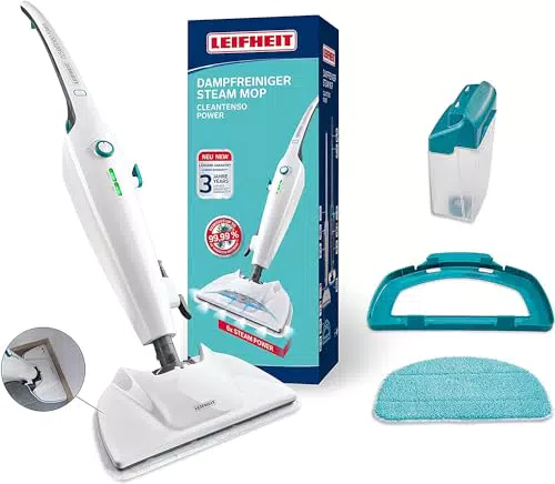 Leifheit Dampfreiniger CleanTenso Power 2.0 – Effektive Reinigung mit Dampf