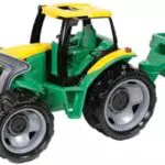 Lena Giga Trucks Traktor mit Schaufel und Anhänger – Spielzeug für Kinder ab 3 Jahren