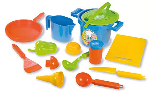 Lena Happy Sand Spielset Kochen – Sand und Wasser Spielzeug mit Küchenzubehör