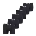 Levi’s Basic Boxershorts aus Bio-Baumwolle mit elastischem Bund und doppelter Einlage