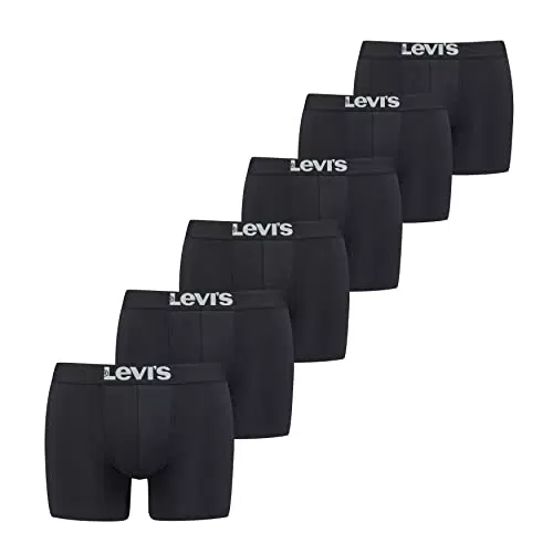 Levi’s Basic Boxershorts aus Bio-Baumwolle mit elastischem Bund und doppelter Einlage