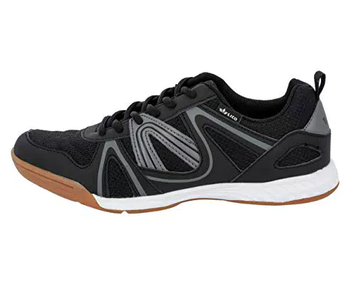 Lico Herren Fit Indoor Hallenturnschuh, Schwarz Grau