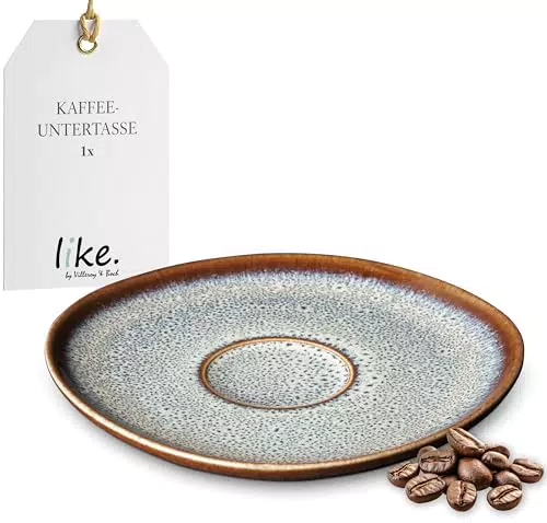 Villeroy & Boch Kaffeeuntertasse, Steingut, spülmaschinengeeignet, Modell 10-4281-1310