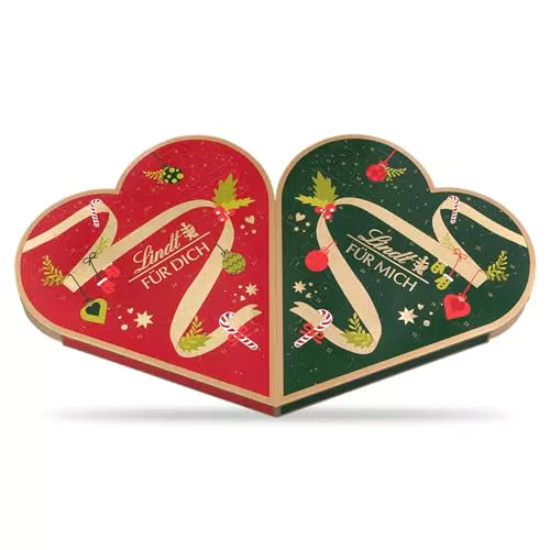 Lindt Schokolade Pärchen Adventskalender 2023, 2 x 252 g
