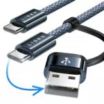 LISEN USB C Kabel 60W PD 3.0 – Schnellladekabel für iPhone, Samsung, MacBook Pro/Air
