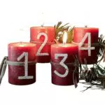 Loberon Deko-Pin Kerzenverzierung für Advent und Weihnachten, Messing und Glas