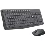 Logitech MK235 Kabelloses Set mit Tastatur und Maus für Windows, 2,4 GHz