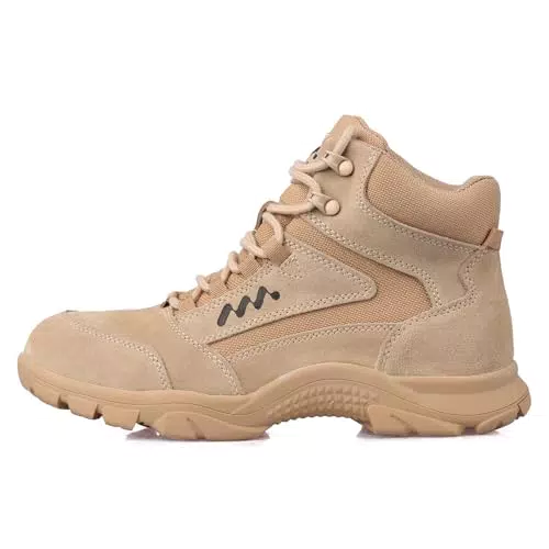 LUDEY Militärstiefel Herren wasserdicht, leichte Tactical Boots für Einsatz und Freizeit