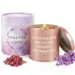 MACTING Lavendel Duftkerze – Perfektes Geschenk für Valentinstag und Anlässe