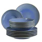 MÄSER 931732 Ossia, Teller-Set für 6 Personen im mediterranen Vintage-Look