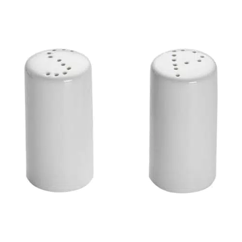 Maxwell & Williams Zylindrischer Salz- und Pfefferstreuer aus Porzellan