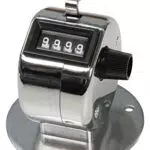 MC Power Mechanischer Handzähler mit Montagefuß und Metallgehäuse