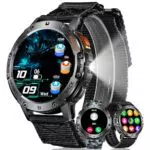 MEGALITH Smartwatch Herren - Fitness Tracker, IP68 Wasserdicht, Pulsmesser