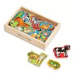 Melissa & Doug Magnetspiel für Kinder ab 2 Jahren mit Tierfiguren