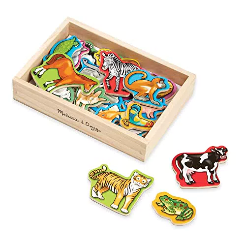 Melissa & Doug Magnetspiel für Kinder ab 2 Jahren mit Tierfiguren