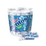 Mentos Mini Fruit Mix Bucket, Eimer mit 120 Mini-Rollen à 5 Frucht-Dragees