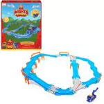 Mighty Express Schienen Set mit Push-and-Go Zug Mechaniker Milo für Kinder ab 3 Jahren