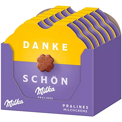 Milka Pralinen - Feine Pralinés aus Milchcrème in Alpenmilch Schokolade