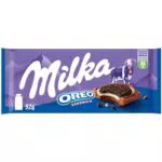 Milka OREO Sandwich - Alpenmilch-Schokolade mit OREO Keksen