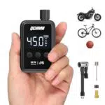 Mini-Fahrradpumpe Elektrisch mit LCD-Druckmessgerät und 120PSI Akku