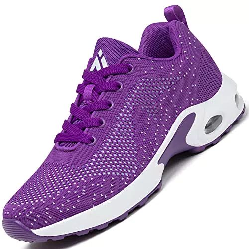 Mishansha Air Sportschuhe Damen Laufschuhe Dämpfung Straßenlaufschuhe Frauen Leichte Walkingschuhe rutschfest Sneaker Pink 282