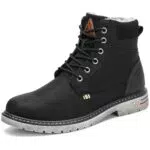 Mishansha Herren Winterstiefel Wasserdicht Gefüttert für Outdoor-Aktivitäten