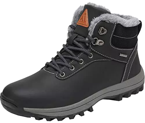 Mishansha Winterschuhe Herren - Wasserdichte, warme und rutschfeste Stiefel