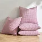 MIULEE Kissenbezug Dekokissen Kordsamt für Sofa und Wohnzimmer 40x40 cm
