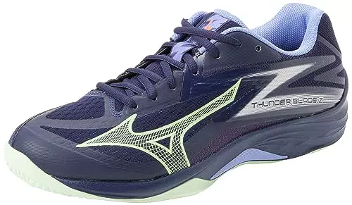 Mizuno Unisex Volleyballschuhe - Eveblue Techgreen Iolith Modell