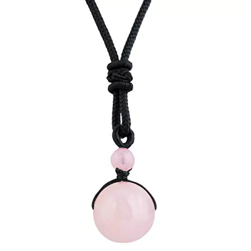 Mookaitedecor Chakra Perlen Halskette mit Anhänger – Heilende Kristalle für Unisex