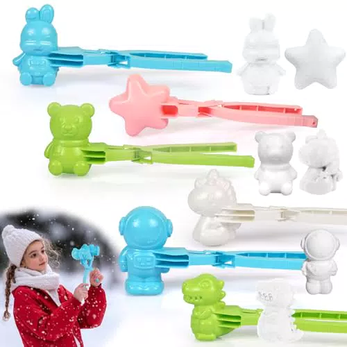 MOOKLIN Schneeballformer und Schneeballzange für Kinder - Spielzeug für den Winter