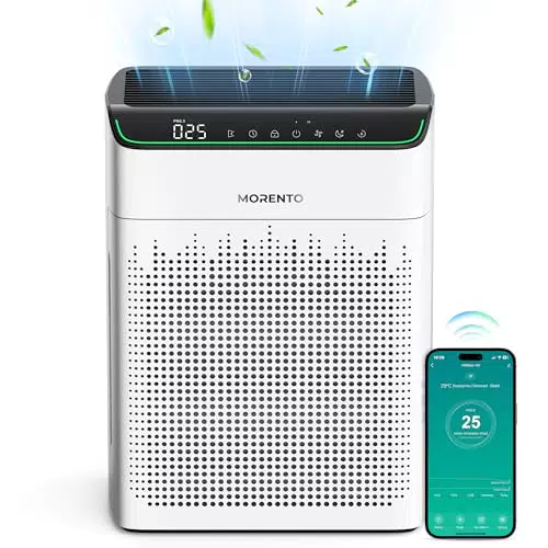 Morento Luftreiniger MR5866 für Allergiker mit Wi-Fi, CADR 340m³/h, Auto-Modus