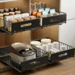 Mustorn Teleskopschublade Ausziehbare Schublade für die Küche ohne Bohren