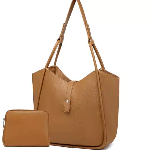 Myhozee Damen Umhängetasche Elegant aus PU Leder für Büro und Reisen