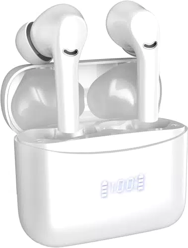 **Bluetooth Kopfhörer mit 4 ENC Mikrofonen, 42 Std Spielzeit, IPX7, Noise Cancelling**