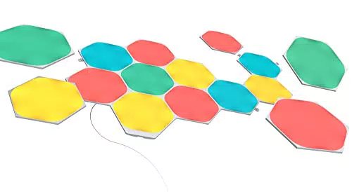 Nanoleaf Shapes Hexagon Starter Kit – Modulare RGBW Wandleuchte mit Musik-Sync