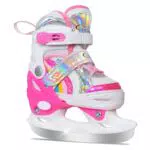 Nattork Kinder Schlittschuhe verstellbar mit Fleecefutter für Outdoor & Rink