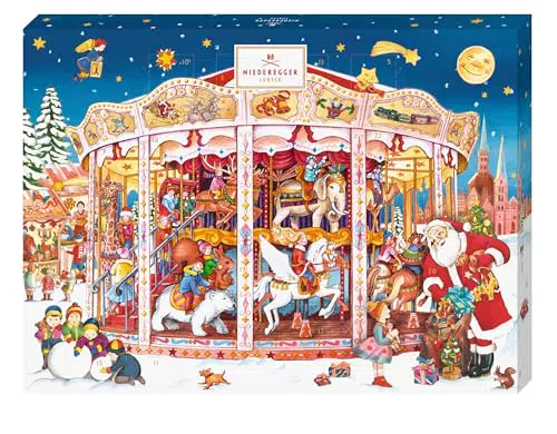 Niederegger Adventskalender Karussell – Festliche Schokoladenüberraschungen