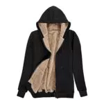 Niwicee Kapuzenpullover Damen mit Reißverschluss – Fleece Sweatjacke Winter