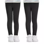 Nlieanuc High Waist Leggings Mädchen - Blickdichte Sportleggings für Kinder