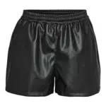 Noisy May Coated Hot Pants PU Shorts in Leder-Optik für Damen
