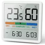 NOKLEAD Digitales Thermo-Hygrometer – Präziser Temperatur- und Luftfeuchtigkeitsmesser
