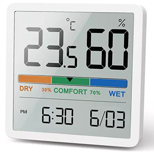 NOKLEAD Digitales Thermo-Hygrometer – Präziser Temperatur- und Luftfeuchtigkeitsmesser