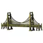 NOLITOY Golden Gate Bridge Statue – Architektur Souvenir für Sammler und Dekoration
