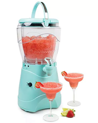 Nostalgia Slushy-Maschine für Zuhause - Gefrorene Getränkemaschine mit Edelstahl-Auslauf