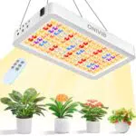 ONIVIB 75W LED Grow Lampe - Vollspektrum Pflanzenbeleuchtung mit Timer