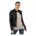 ONLY Damen Bikerjacke aus Kunstleder - Modell: ONLBANDIT