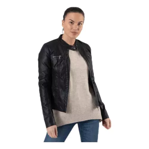 ONLY Damen Bikerjacke aus Kunstleder - Modell: ONLBANDIT